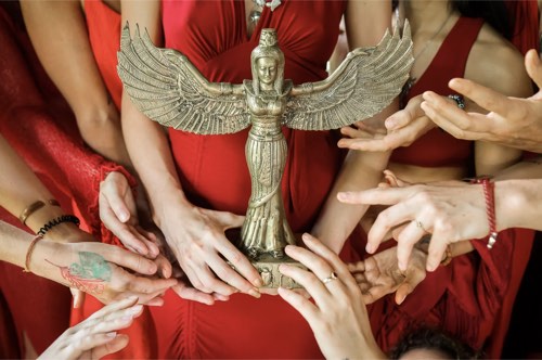 Inside a Sacred Woman's Arts circle